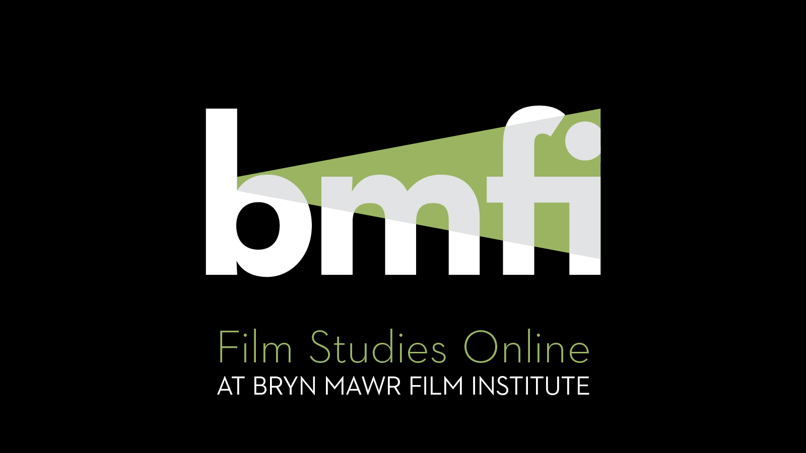 logo for bmfi's film studies online program