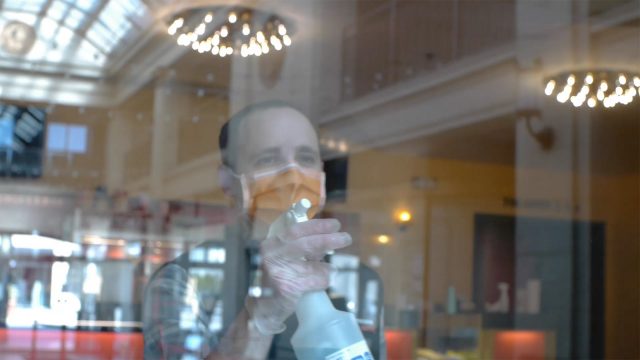 still from BMFI's short video on our reopening health and safety policies 