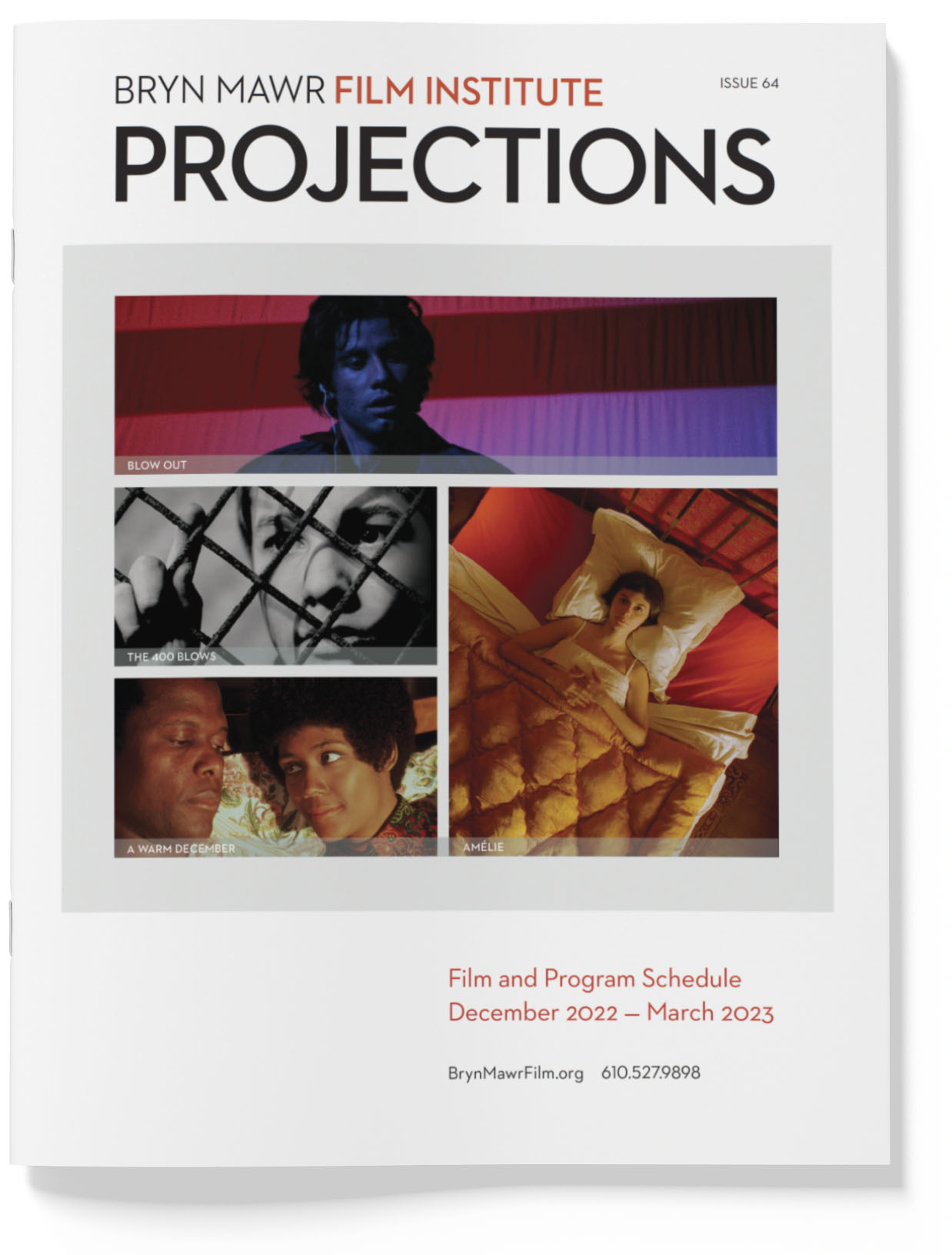 cover of BMFI's quarterly magazine, Projections, issue 64