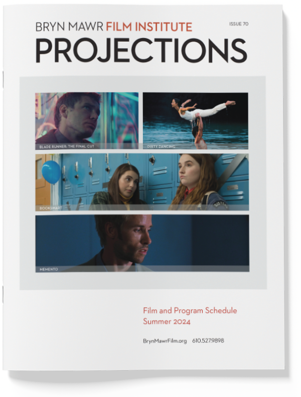 cover of BMFI's summer 2024 programming magazine, Projections