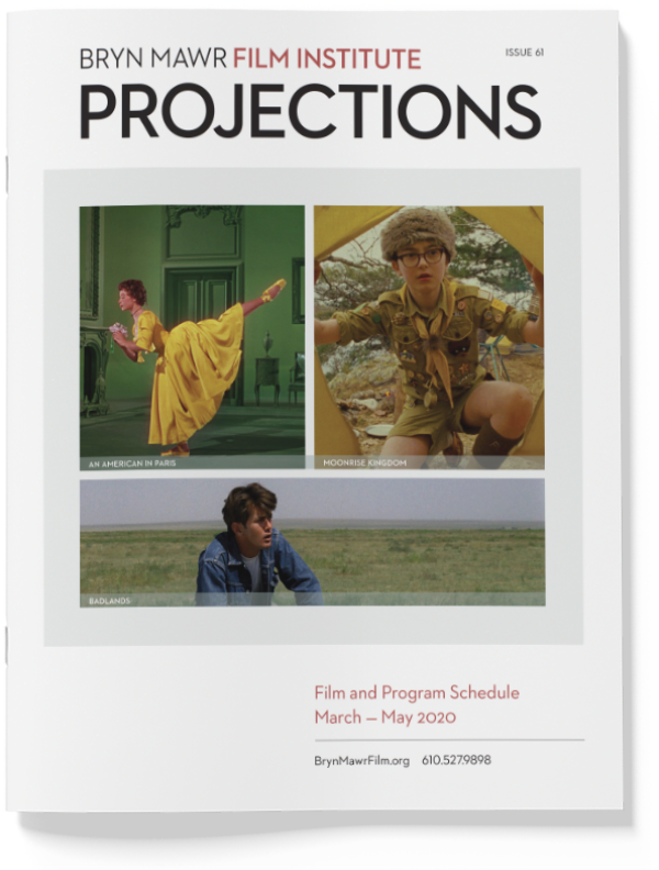 cover of BMFI's quarterly programming magazine, Projections